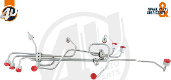 4U 29683VO - Трубопровід високого тиску, система уприскування autocars.com.ua