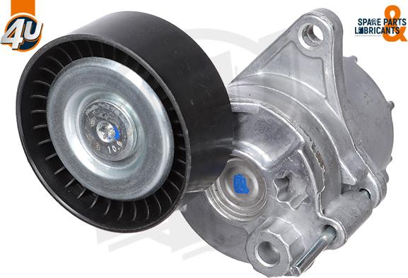 4U 32016MR - Паразитний / провідний ролик, поліклиновий ремінь autocars.com.ua