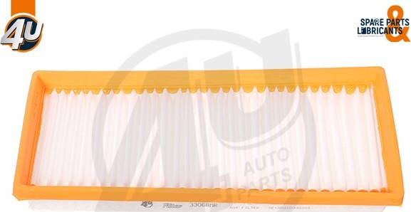 4U 33068MR - Повітряний фільтр autocars.com.ua