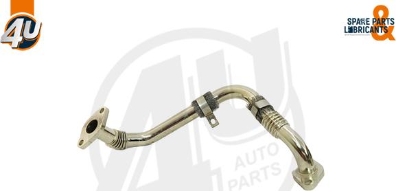 4U 33100VV - Трубка, клапан повернення ОГ autocars.com.ua