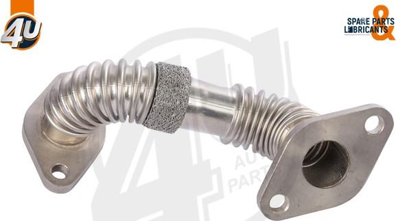 4U 33120VV - Трубка, клапан повернення ОГ autocars.com.ua