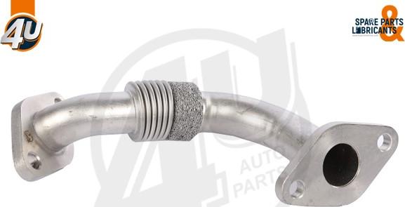 4U 33123VV - Трубка, клапан повернення ОГ autocars.com.ua