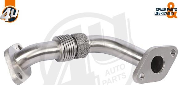 4U 33124VV - Трубка, клапан повернення ОГ autocars.com.ua