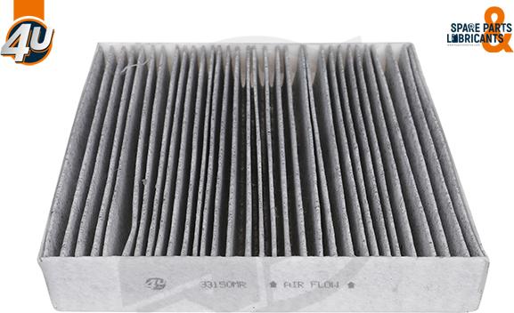 4U 33150MR - Фільтр, повітря у внутрішній простір autocars.com.ua