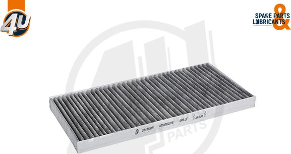 4U 33185MR - Фільтр, повітря у внутрішній простір autocars.com.ua