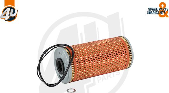 4U 33212MR - Масляний фільтр autocars.com.ua