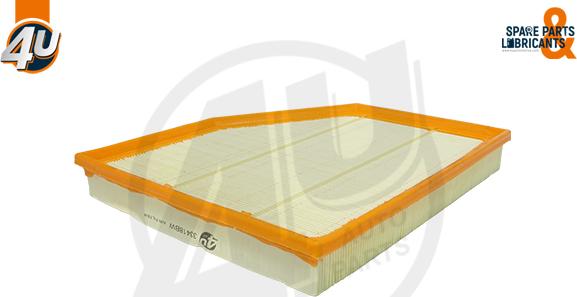 4U 33418BW - Повітряний фільтр autocars.com.ua