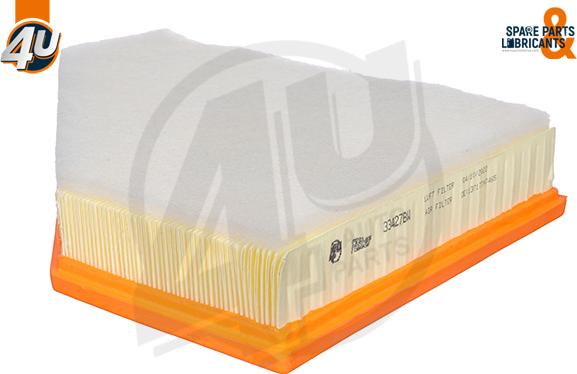 4U 33427BW - Повітряний фільтр autocars.com.ua