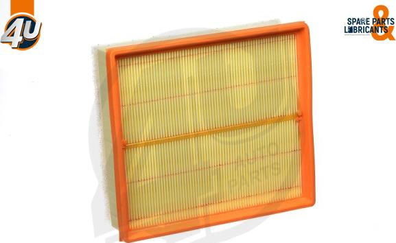 4U 33434BW - Повітряний фільтр autocars.com.ua