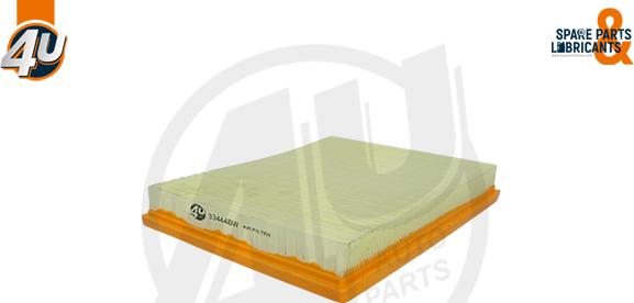 4U 33444BW - Повітряний фільтр autocars.com.ua