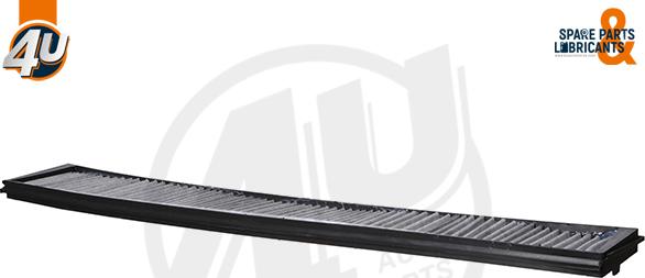 4U 33509BW - Фільтр, повітря у внутрішній простір autocars.com.ua
