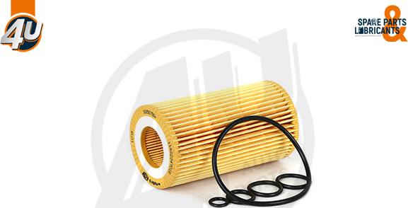 4U 33557BW - Масляний фільтр autocars.com.ua