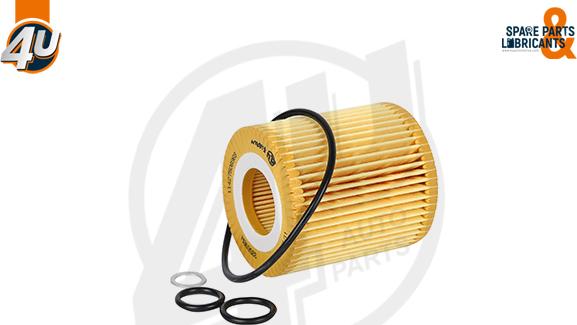 4U 33569BW - Масляний фільтр autocars.com.ua