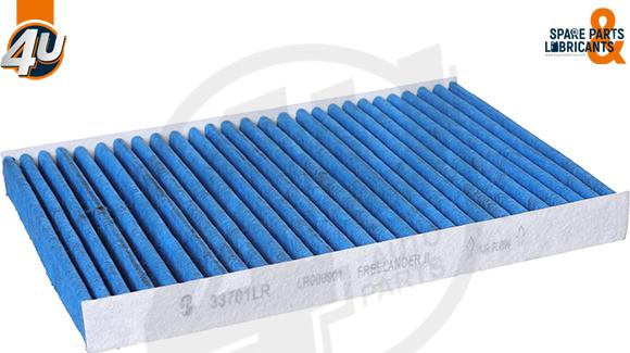 4U 33701LR - Фільтр, повітря у внутрішній простір autocars.com.ua