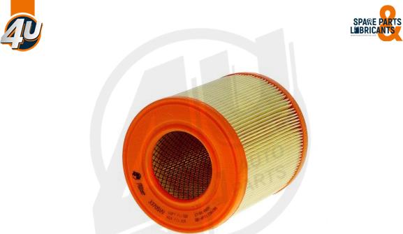 4U 33705VV - Повітряний фільтр autocars.com.ua
