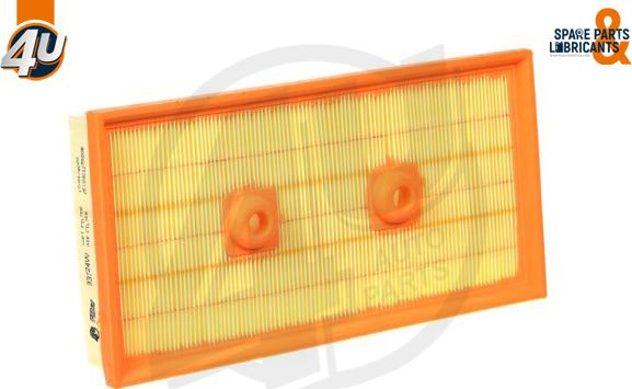 4U 33724VV - Повітряний фільтр autocars.com.ua