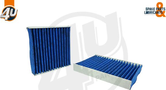 4U 33791PU - Фільтр, повітря у внутрішній простір autocars.com.ua
