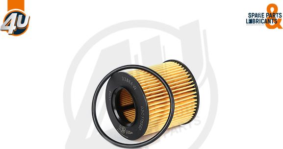 4U 33866VV - Масляний фільтр autocars.com.ua