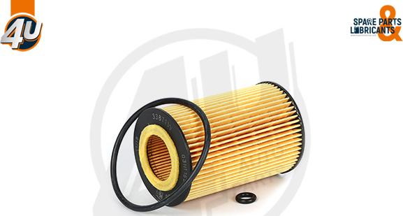 4U 33871VV - Масляний фільтр autocars.com.ua