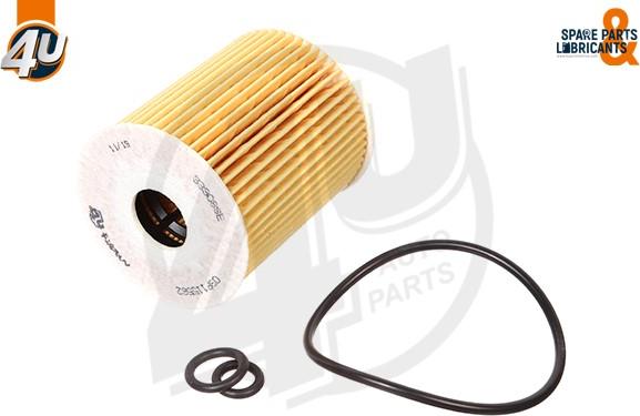 4U 33908SE - Масляний фільтр autocars.com.ua