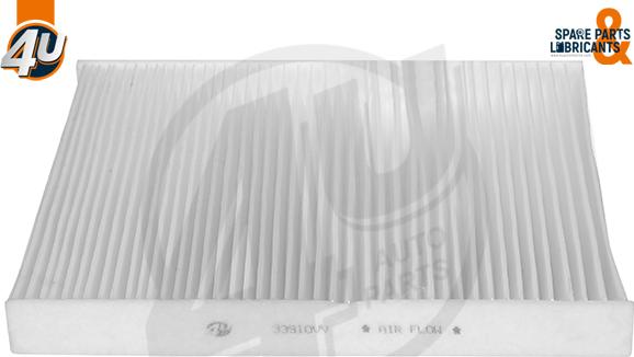 4U 33910VV - Фільтр, повітря у внутрішній простір autocars.com.ua