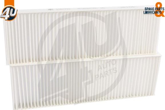 4U 33912VV - Фільтр, повітря у внутрішній простір autocars.com.ua