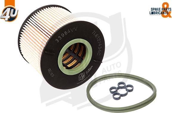 4U 33984VV - Паливний фільтр autocars.com.ua