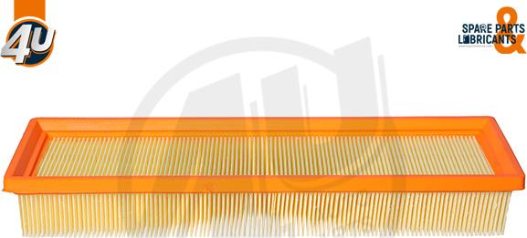 4U 34205PU - Повітряний фільтр autocars.com.ua