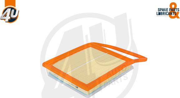 4U 34208PU - Повітряний фільтр autocars.com.ua