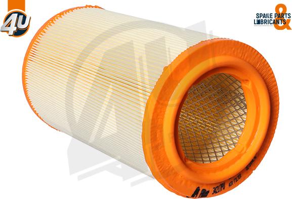 4U 34217PU - Повітряний фільтр autocars.com.ua