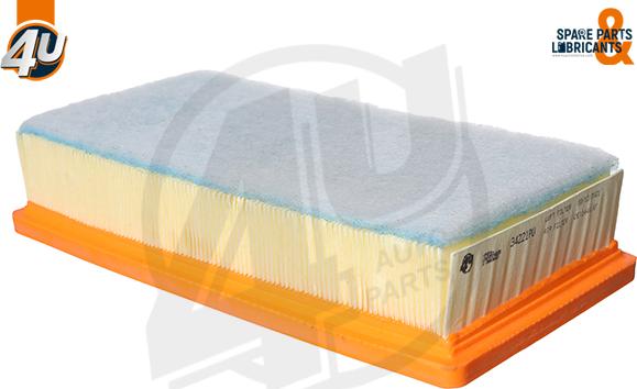 4U 34221PU - Повітряний фільтр autocars.com.ua