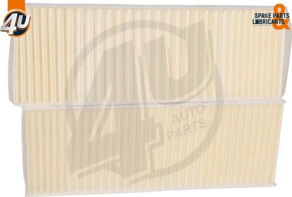 4U 34254PU - Фільтр, повітря у внутрішній простір autocars.com.ua