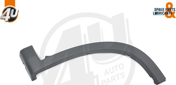 4U 34336PU - Облицювання / захисна накладка, крило autocars.com.ua
