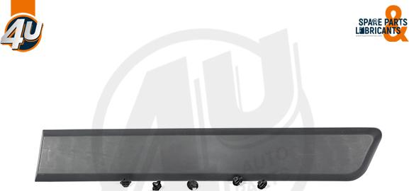 4U 34406PU - Облицювання / захисна накладка, крило autocars.com.ua