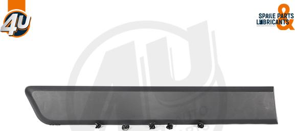 4U 34407PU - Облицювання / захисна накладка, крило autocars.com.ua