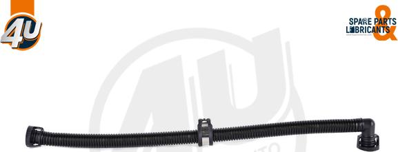 4U 35027MN - Трубка охолоджуючої рідини autocars.com.ua
