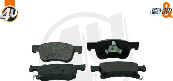 4U 37384OP - Гальмівні колодки, дискові гальма autocars.com.ua