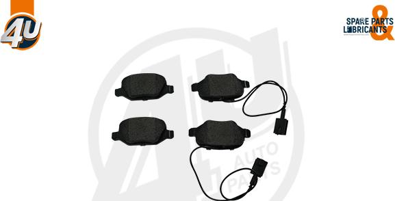 4U 37471FT - Гальмівні колодки, дискові гальма autocars.com.ua