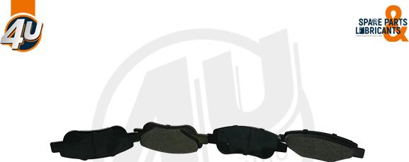 4U 37655PU - Гальмівні колодки, дискові гальма autocars.com.ua