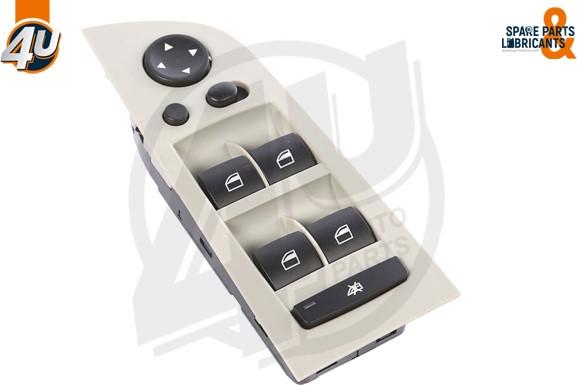 4U 38168BW - Вимикач, стеклолод'емнік autocars.com.ua