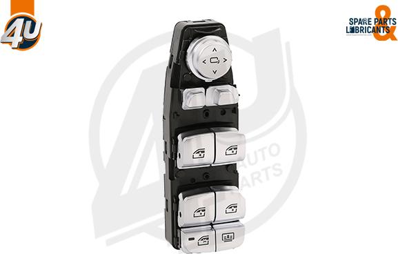 4U 38184BW - Вимикач, стеклолод'емнік autocars.com.ua