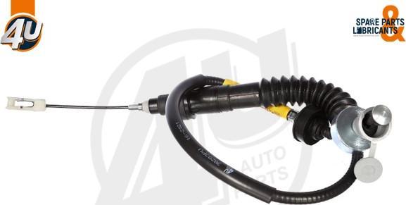 4U 38283PU - Трос, управління зчепленням autocars.com.ua