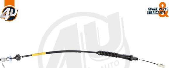 4U 38284PU - Трос, управління зчепленням autocars.com.ua