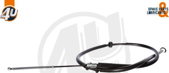 4U 38315PU - Трос, гальмівна система autocars.com.ua