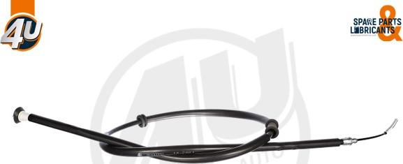 4U 38317PU - Трос, гальмівна система autocars.com.ua