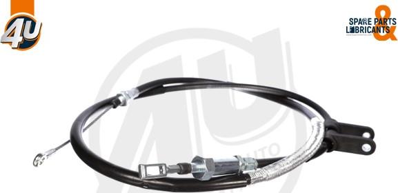 4U 38344PU - Трос, гальмівна система autocars.com.ua