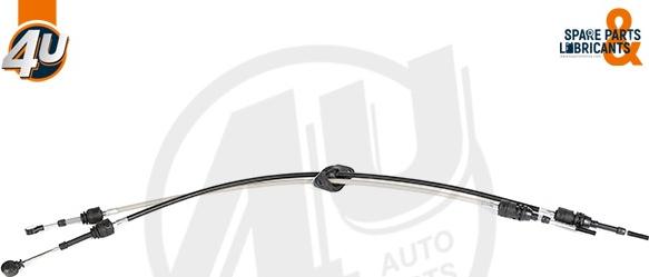 4U 38376MR - Трос, ступінчаста коробка передач autocars.com.ua