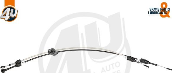 4U 38377MR - Трос, ступінчаста коробка передач autocars.com.ua