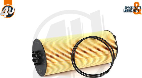 4U 38554DF - Масляний фільтр autocars.com.ua
