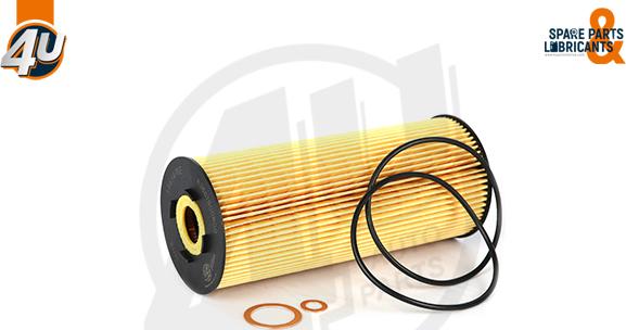 4U 38654ME - Масляний фільтр autocars.com.ua